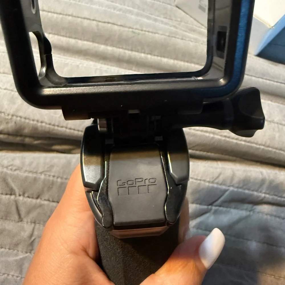 GoPro Hero 7 with Orange and Black Grip